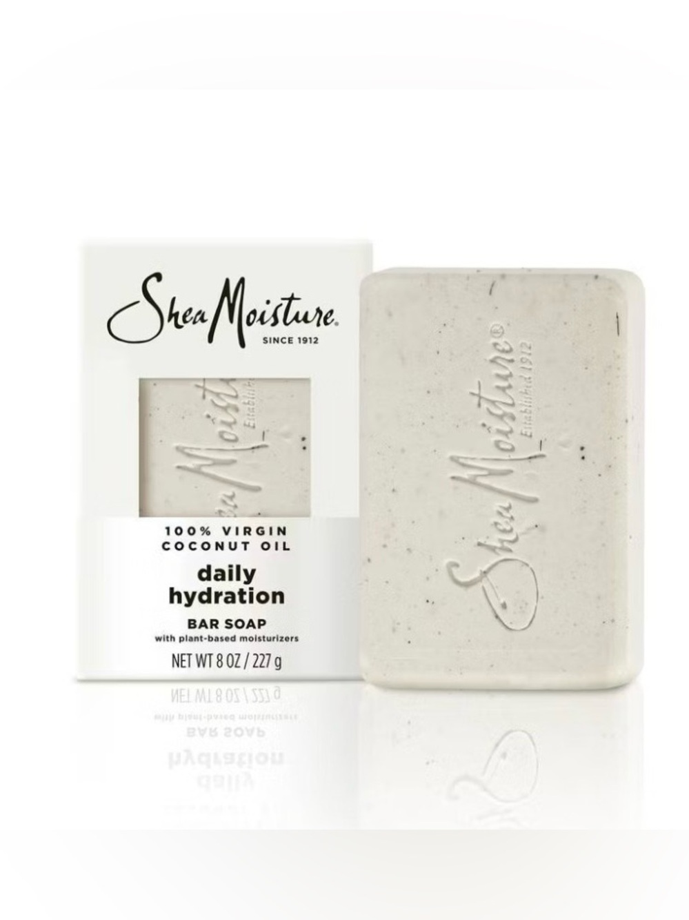 Shea Moisture Daily Hydration 100% Virgin Coconut Oil Bar Soap - 8oz